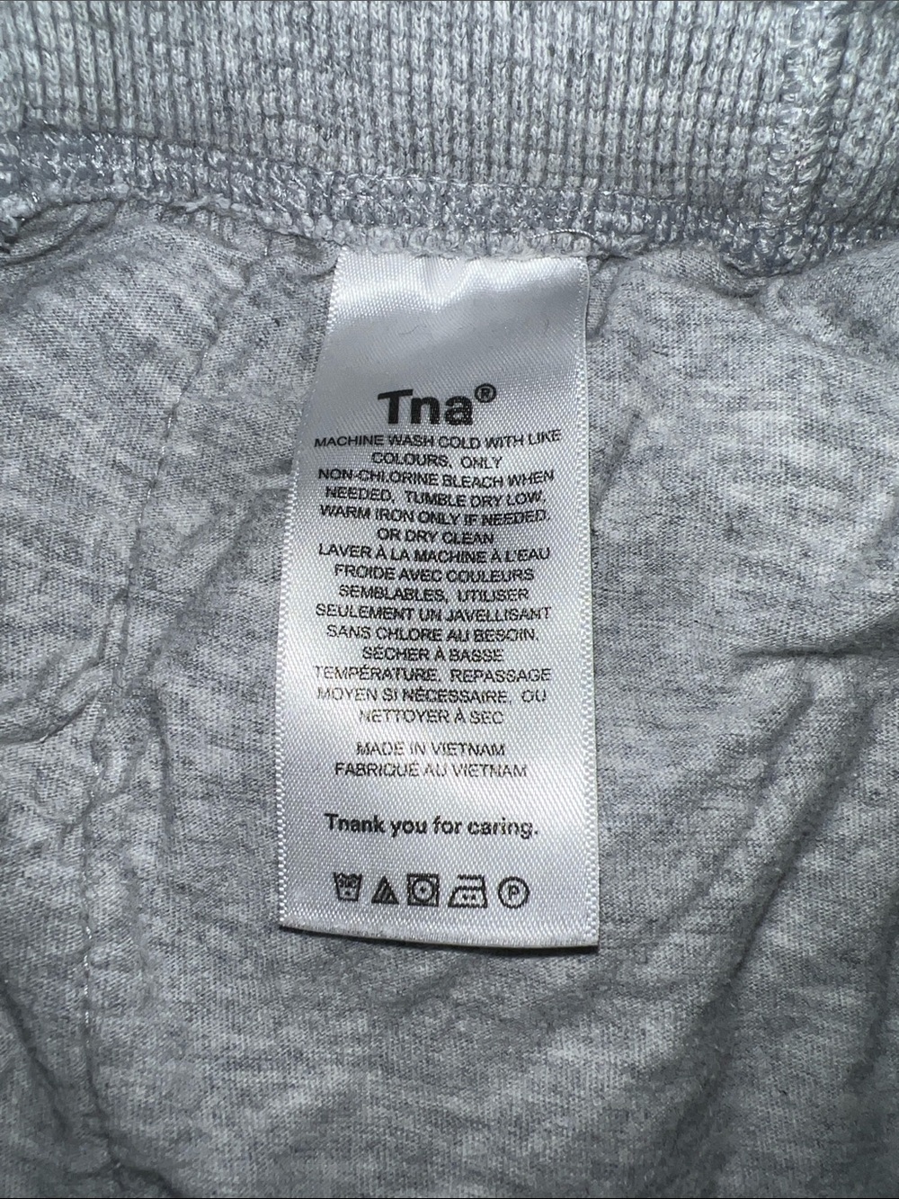 Aritzia TNA Light Gray Cozy Jogger Sweatpants - Picture 10 of 11